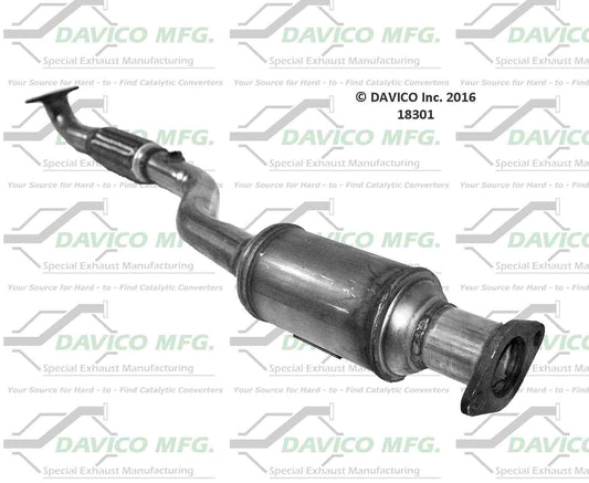 Angle View of Rear Catalytic Converter DAVICO CATS 18301