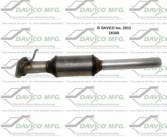 Angle View of Rear Catalytic Converter DAVICO CATS 19260