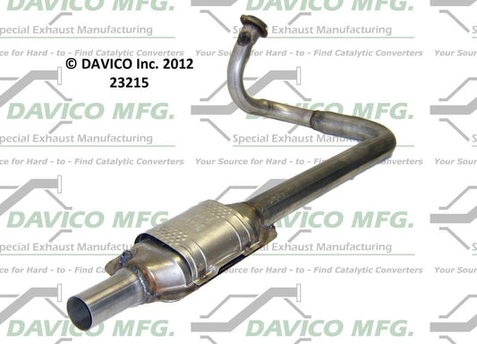 Angle View of Center Catalytic Converter DAVICO CATS 23215