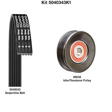 Kit View of Serpentine Belt Drive Component Kit DAYCO 5040343K1