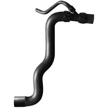 Front View of Upper Radiator Coolant Hose DAYCO 72496