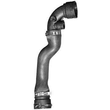 Front View of Upper Radiator Coolant Hose DAYCO 72702