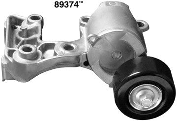 Front View of Accessory Drive Belt Tensioner Assembly DAYCO 89374