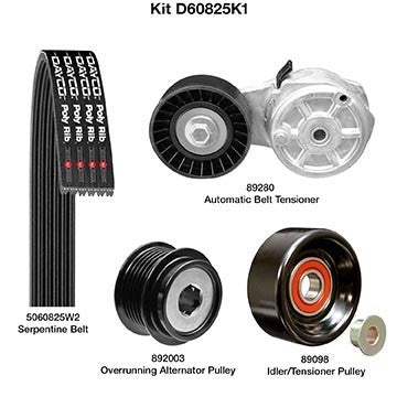 Kit View of Serpentine Belt Drive Component Kit DAYCO D60825K1