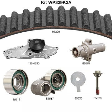 Kit View of Engine Timing Belt Kit with Water Pump DAYCO WP329K2A