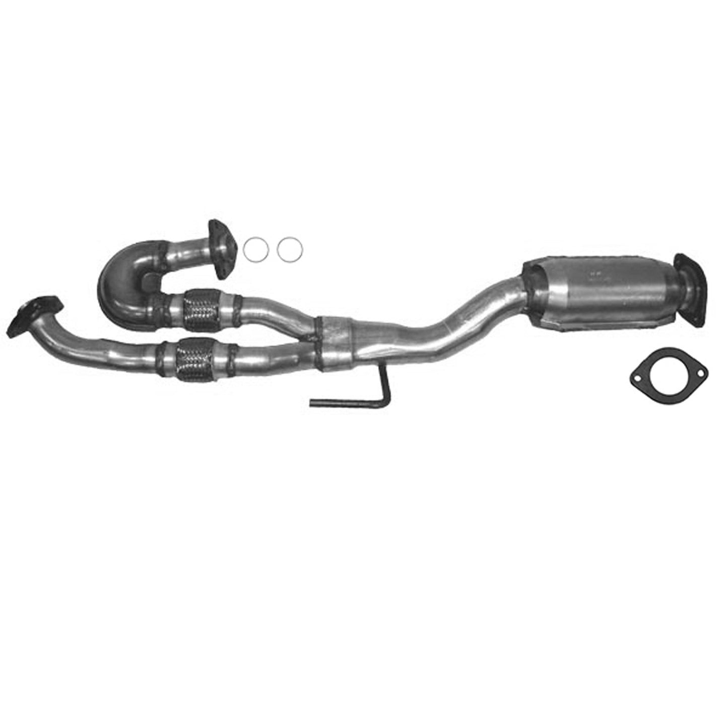 Front View of Rear Catalytic Converter EASTERN 40422