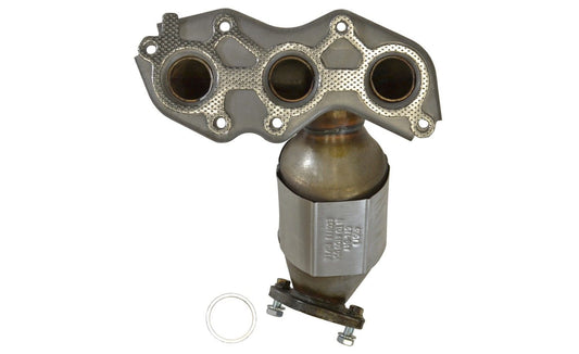 Top View of Front Right Catalytic Converter with Integrated Exhaust Manifold EASTERN 40673