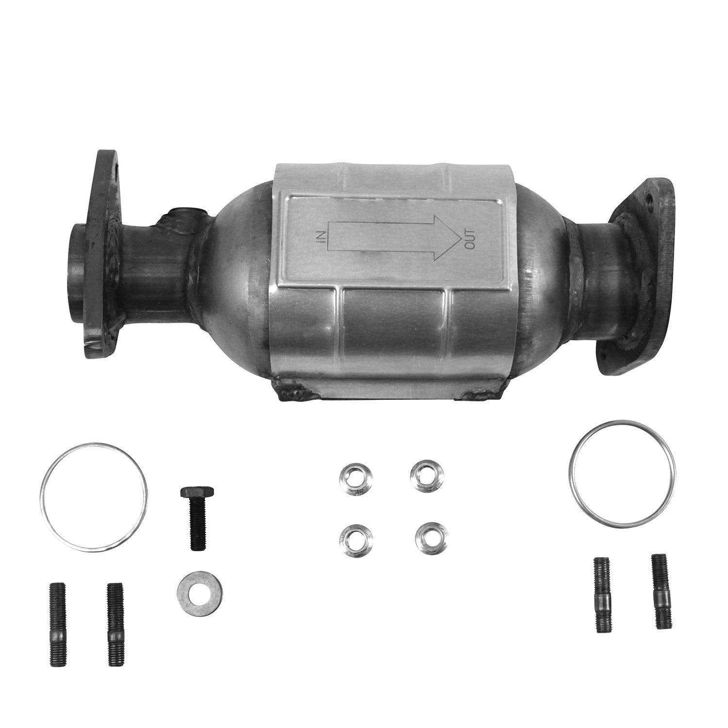 Top View of Front Left Catalytic Converter EASTERN 40710