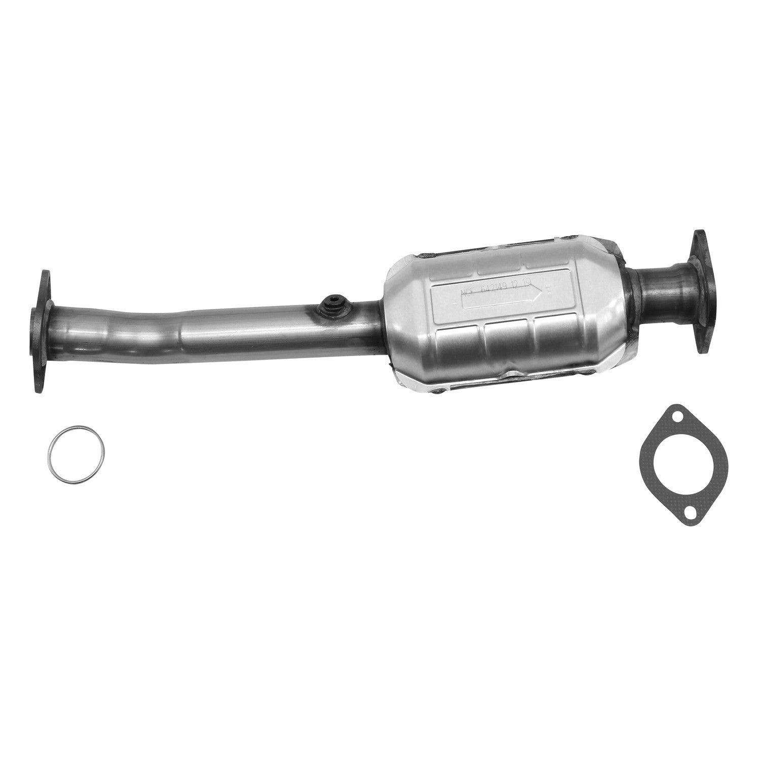 Top View of Rear Left Catalytic Converter EASTERN 40745