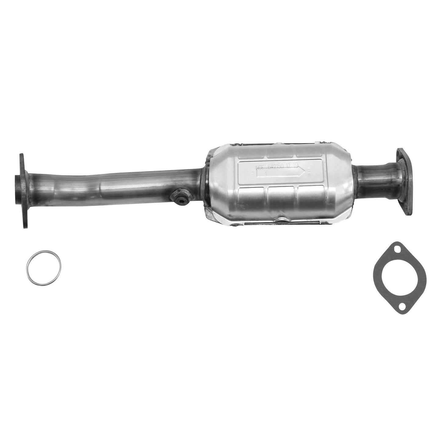 Top View of Rear Right Catalytic Converter EASTERN 40746