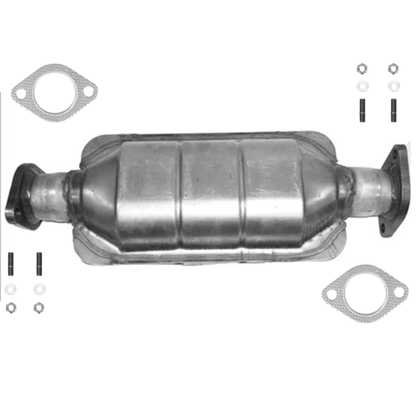 Front View of Rear Catalytic Converter EASTERN 40808