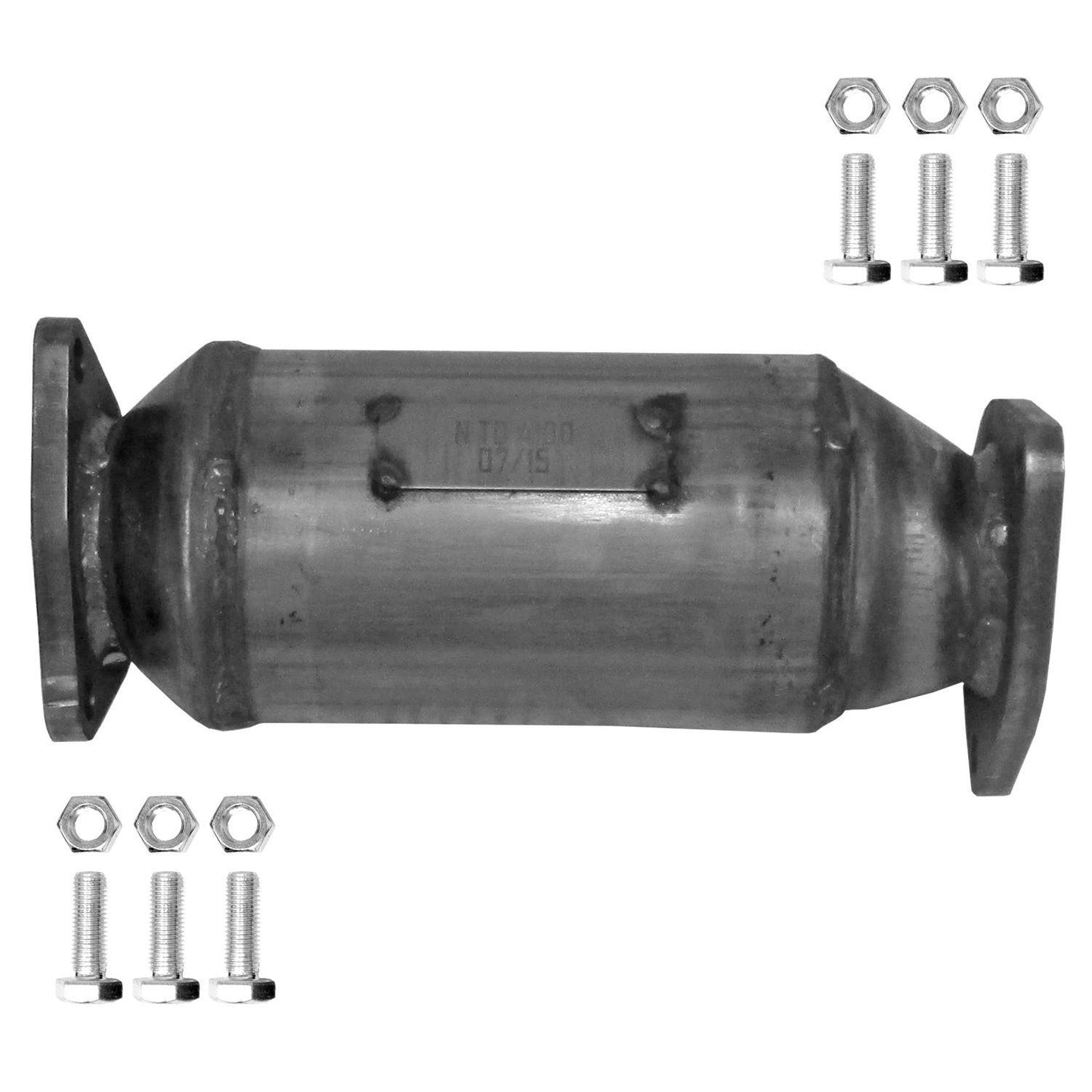 Front View of Rear Catalytic Converter EASTERN 41016