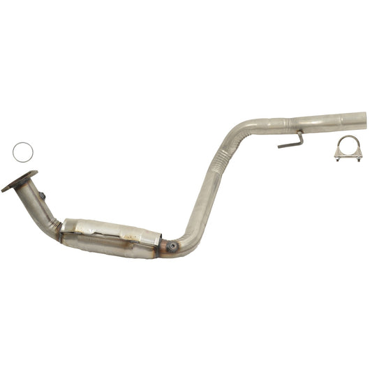 Top View of Left Catalytic Converter EASTERN 50370