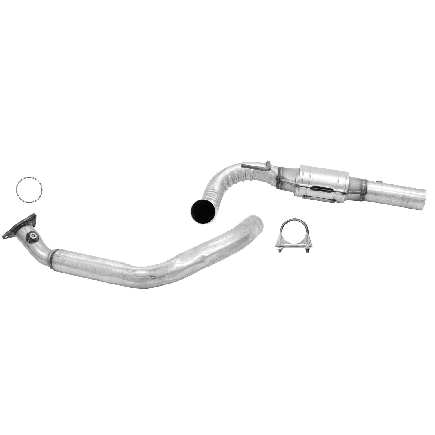 Front View of Left Catalytic Converter EASTERN 50399