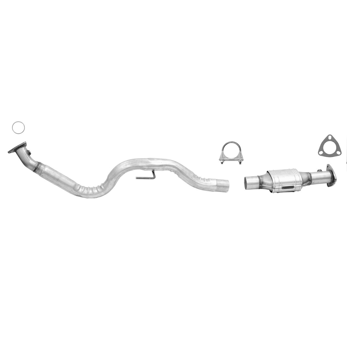 Front View of Right Catalytic Converter EASTERN 50425