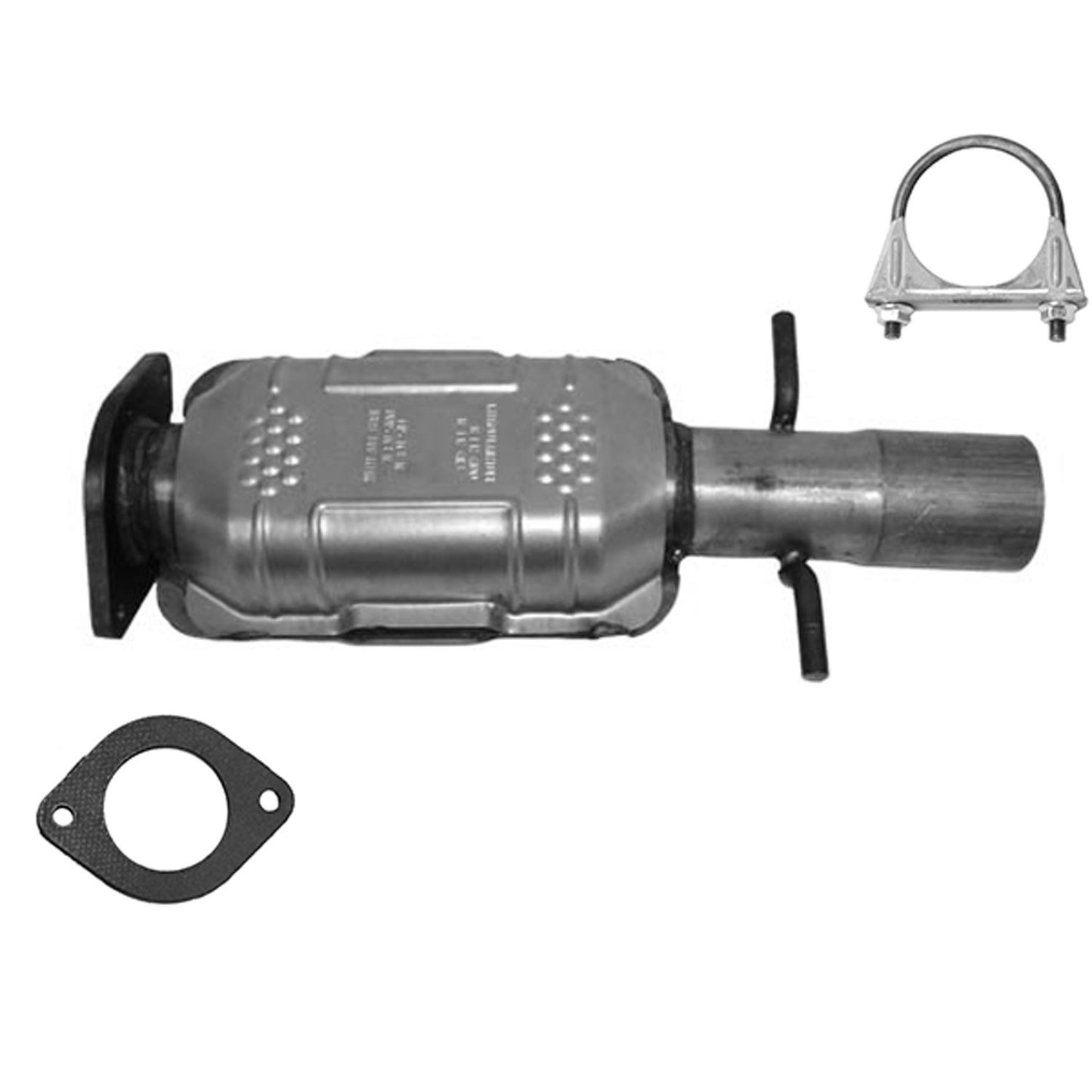 Front View of Rear Catalytic Converter EASTERN 50494