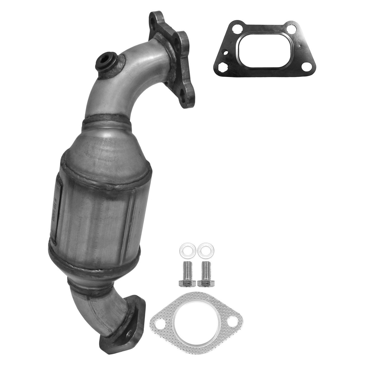 Front View of Front Left Catalytic Converter with Integrated Exhaust Manifold EASTERN 50549