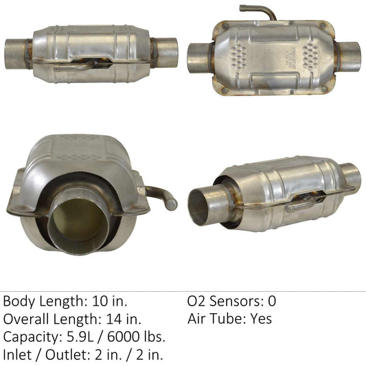 Top View of Catalytic Converter EASTERN 70419