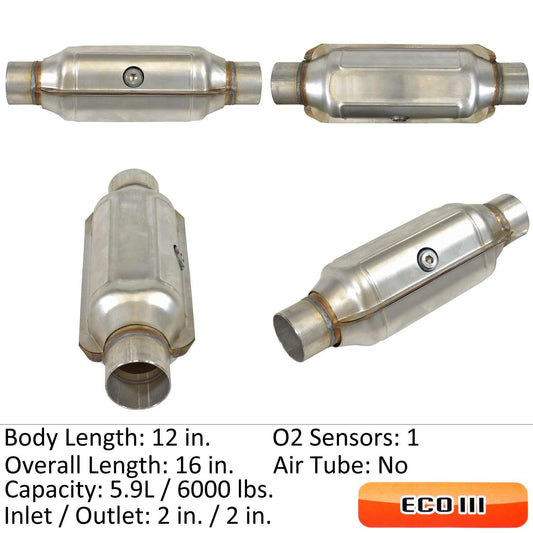 Top View of Catalytic Converter EASTERN 92624