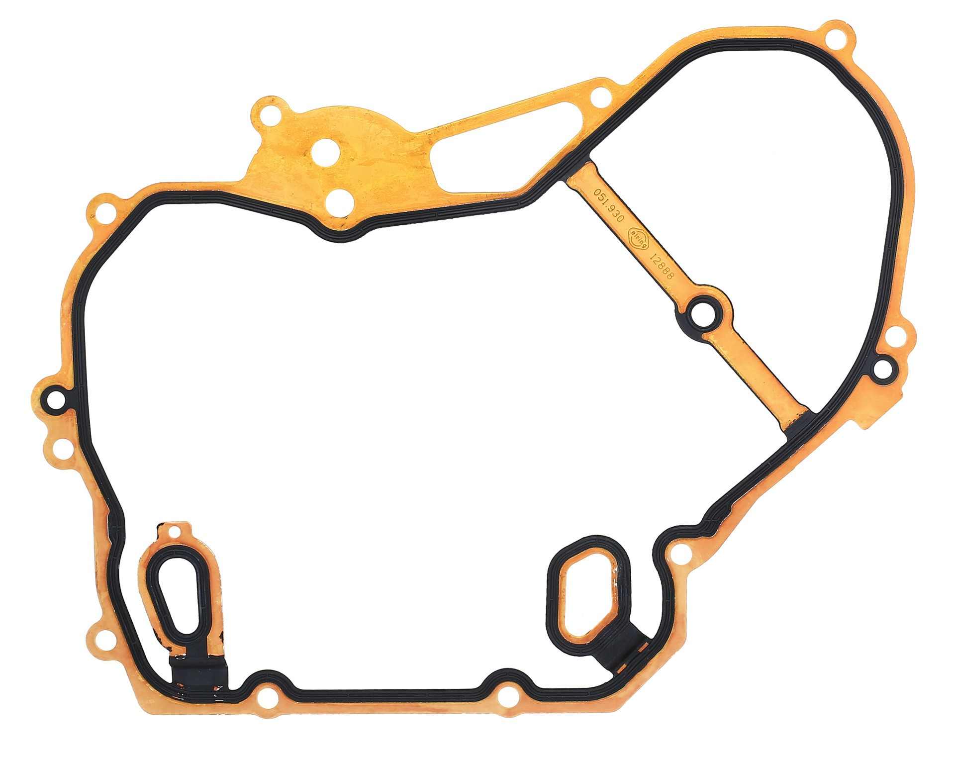 Top View of Engine Oil Pump Gasket ELRING 051.930