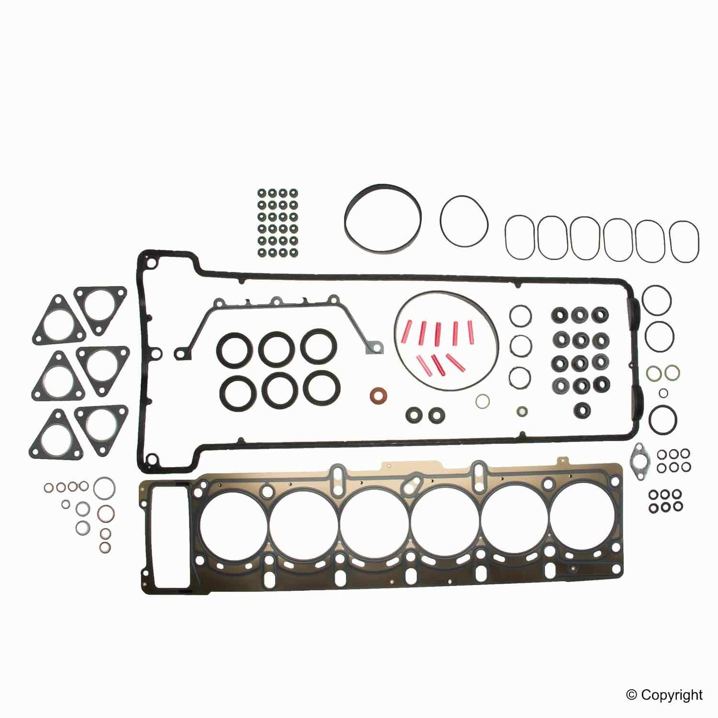 Top View of Engine Cylinder Head Gasket Set ELRING 074550