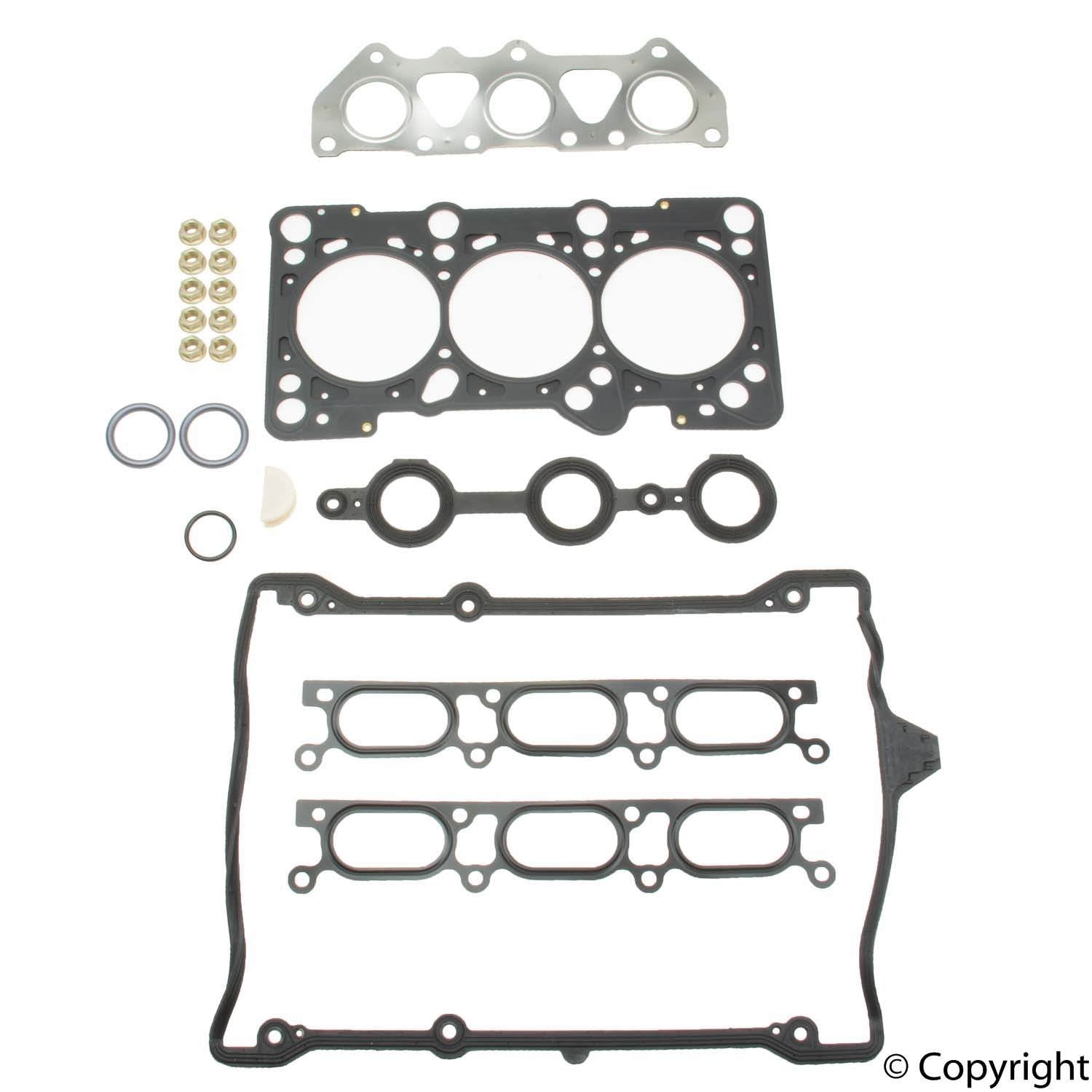 Top View of Engine Cylinder Head Gasket Set ELRING 212.440