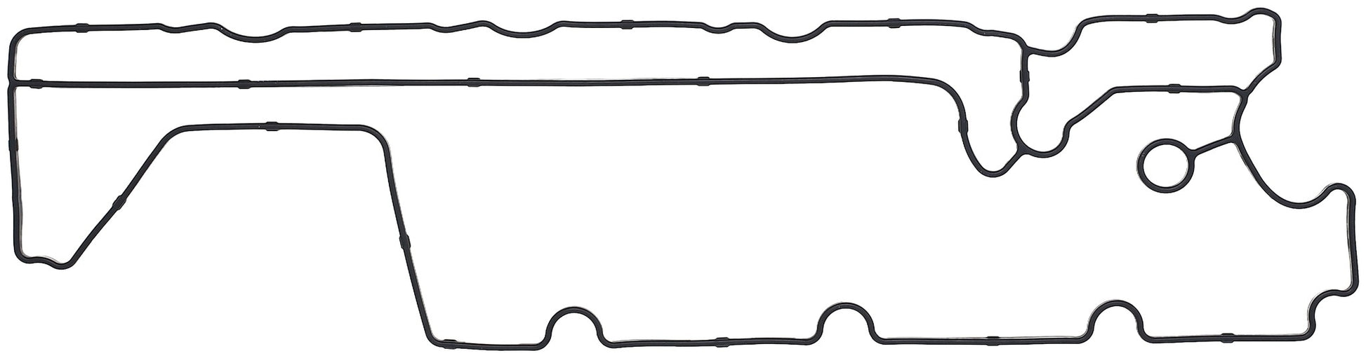 Side View of Engine Valve Cover Gasket ELRING 282.170