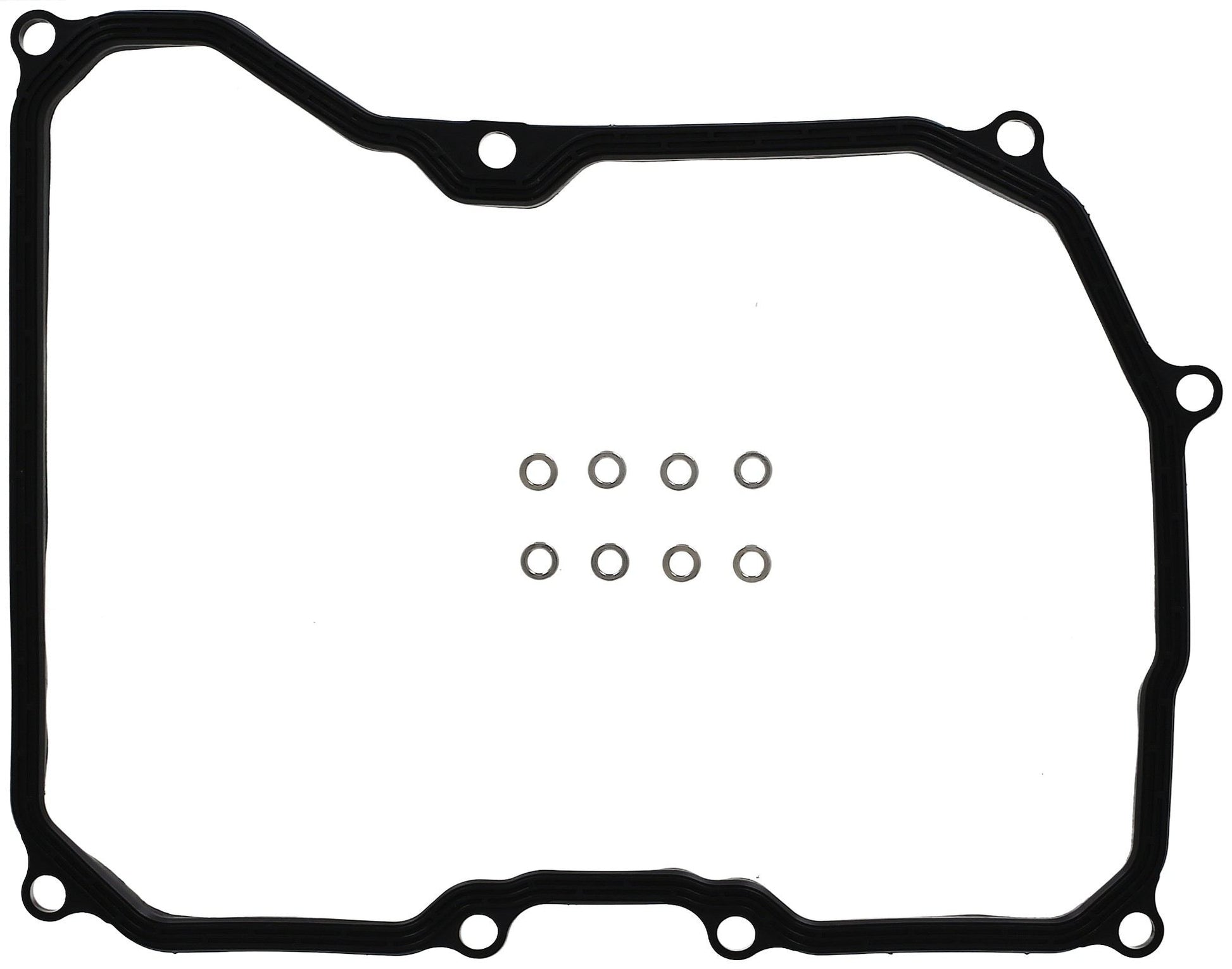 Side View of Transmission Oil Pan Gasket ELRING 430090