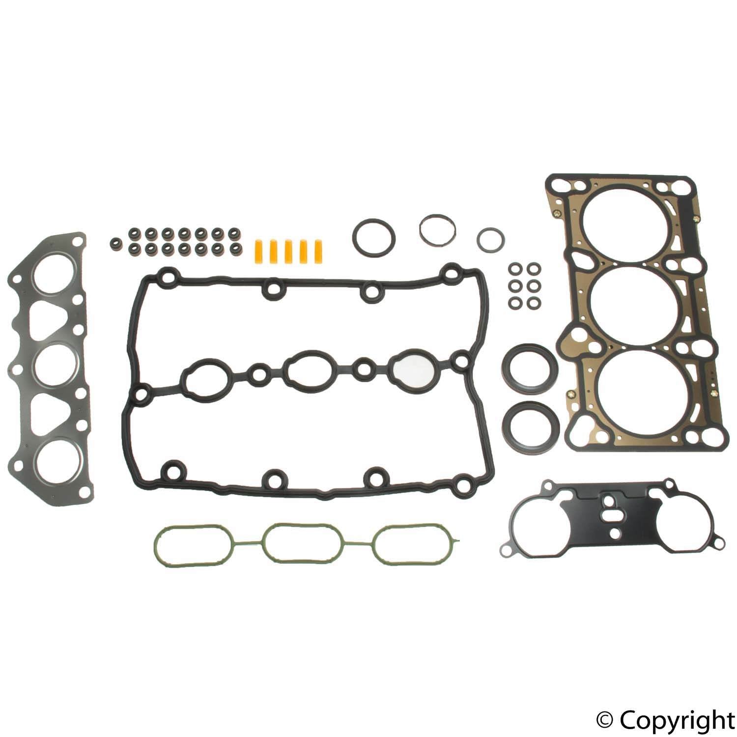 Top View of Engine Cylinder Head Gasket Set ELRING 430.181