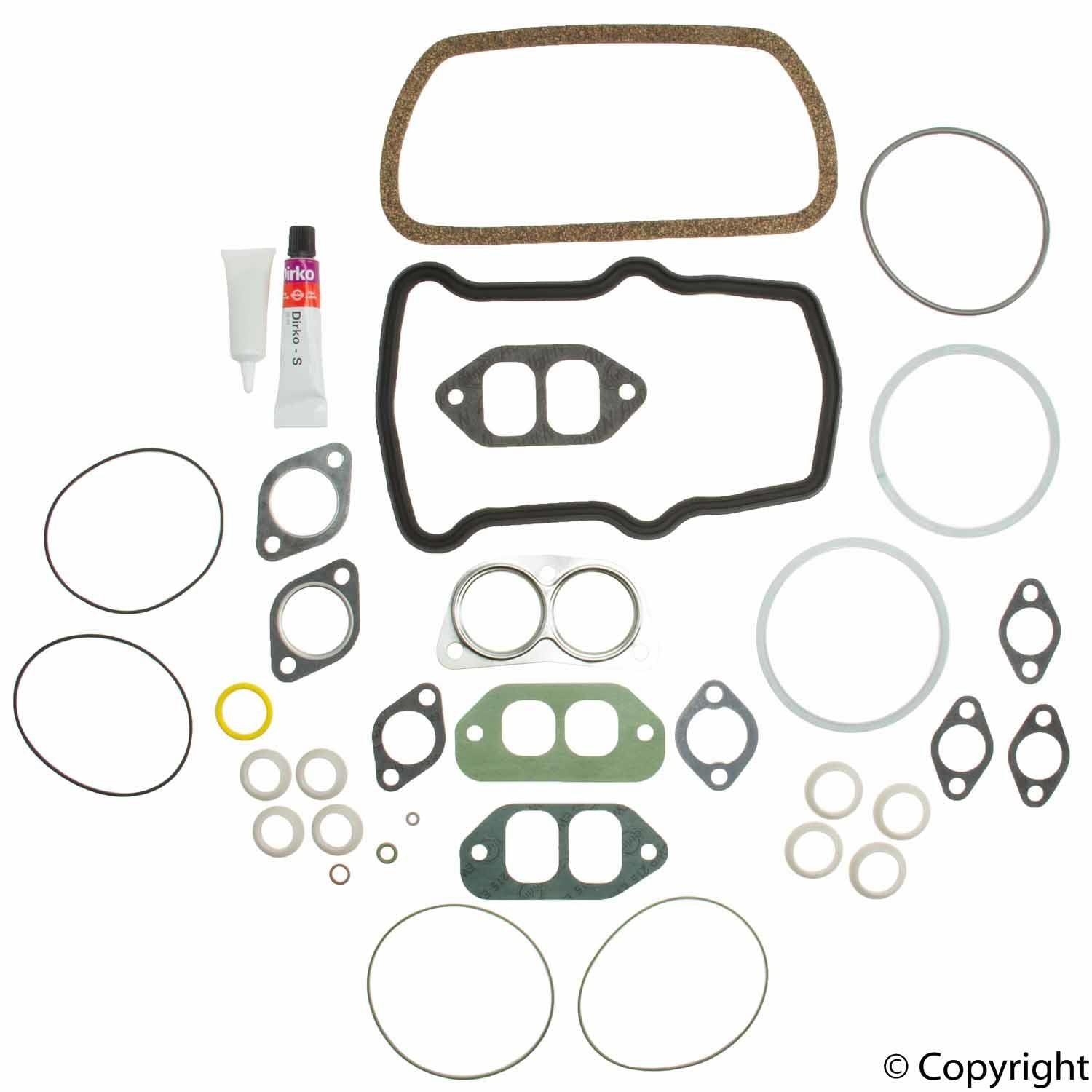 Top View of Engine Cylinder Head Gasket Set ELRING 692.664