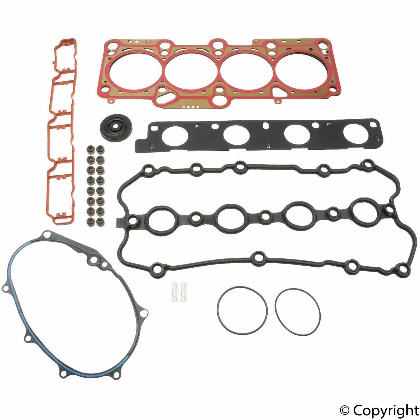 Top View of Engine Cylinder Head Gasket Set ELRING 718.440