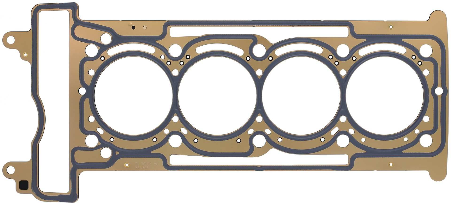 Back View of Engine Cylinder Head Gasket ELRING 724.612