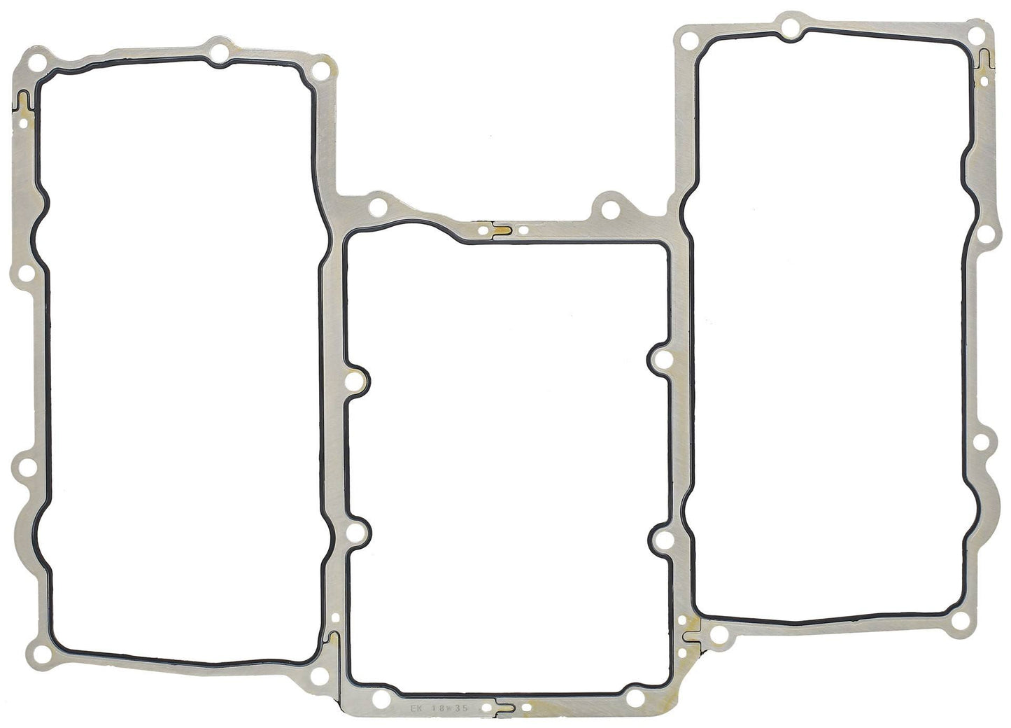 Top View of Engine Intake to Exhaust Gasket ELRING 727.741