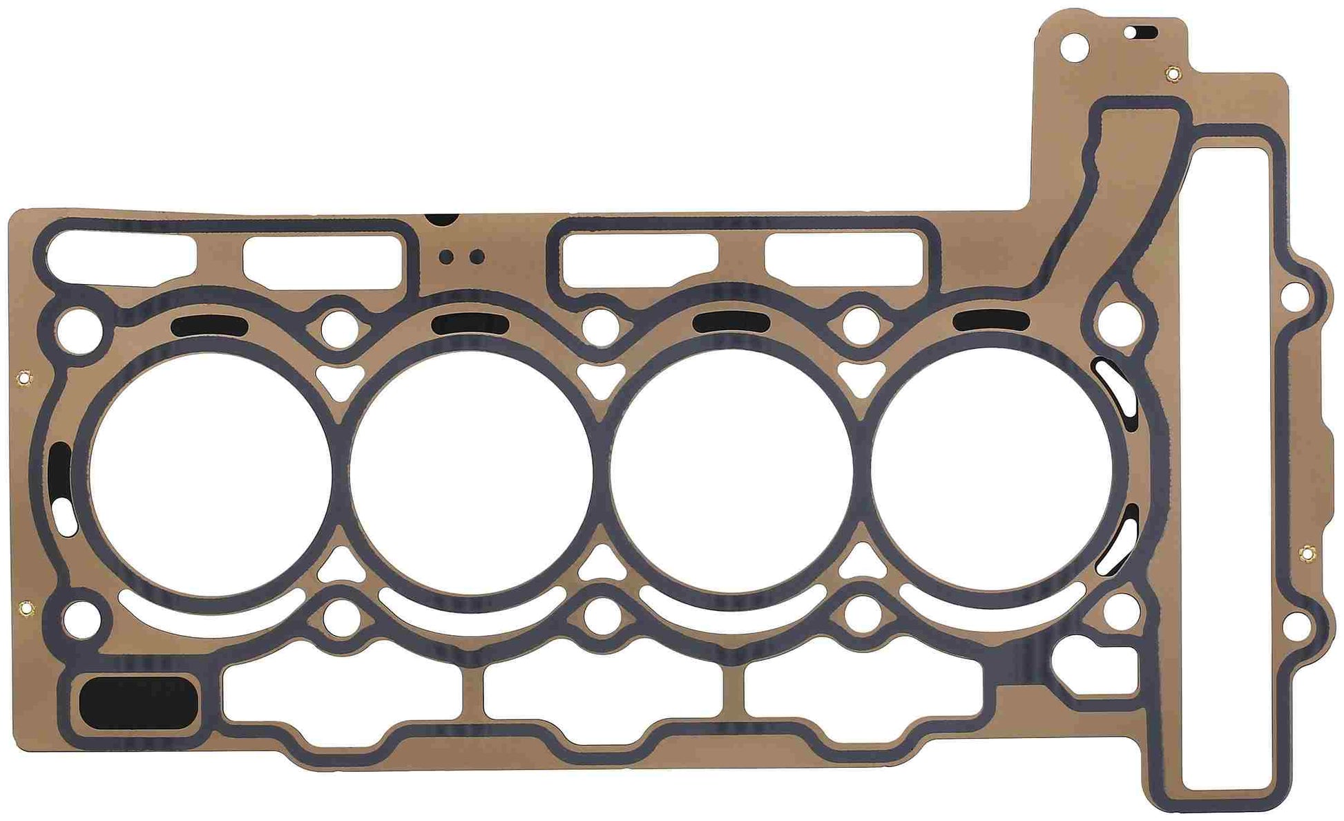 Bottom View of Engine Cylinder Head Gasket ELRING 729.050