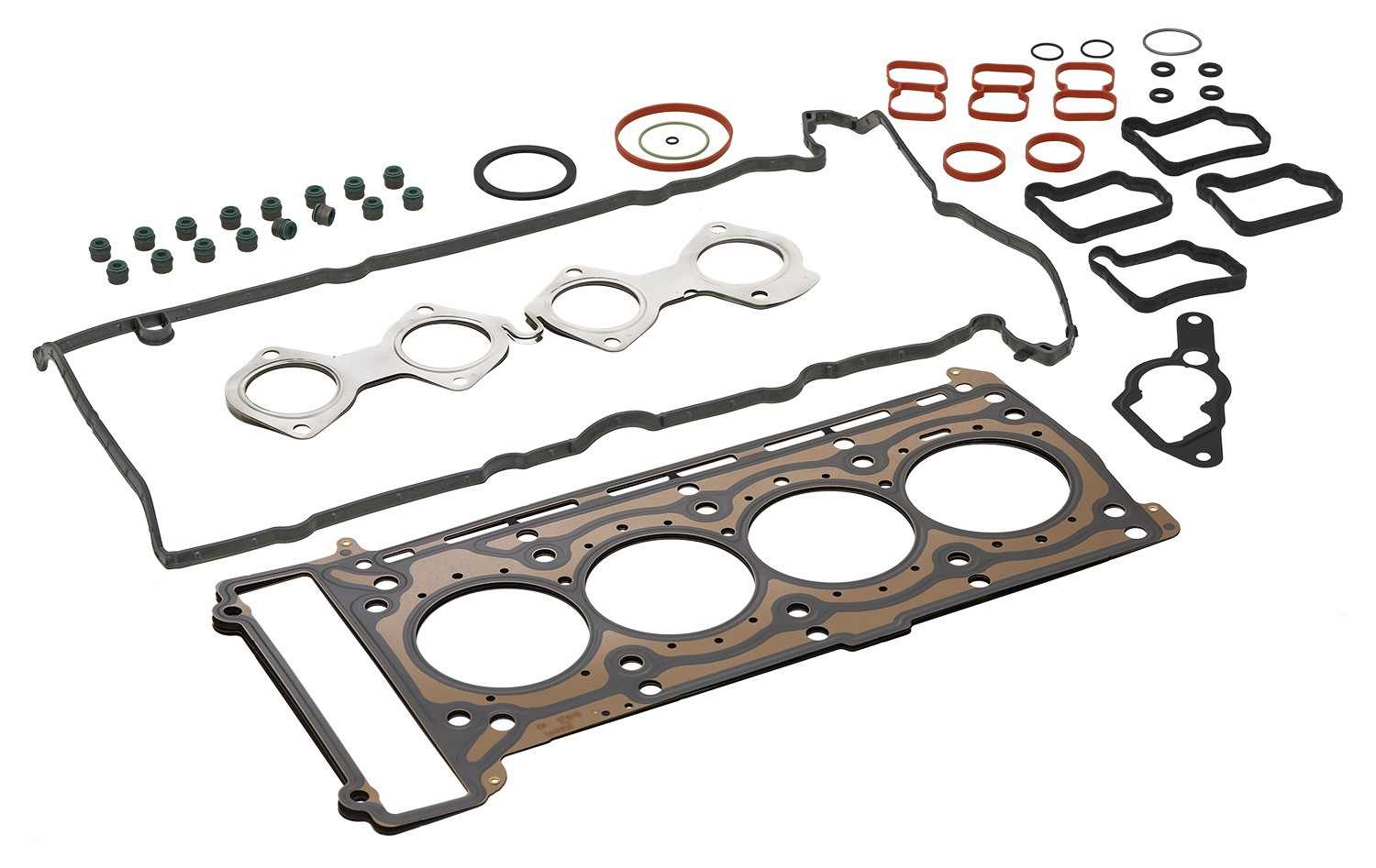 Angle View of Engine Cylinder Head Gasket Set ELRING 735.070