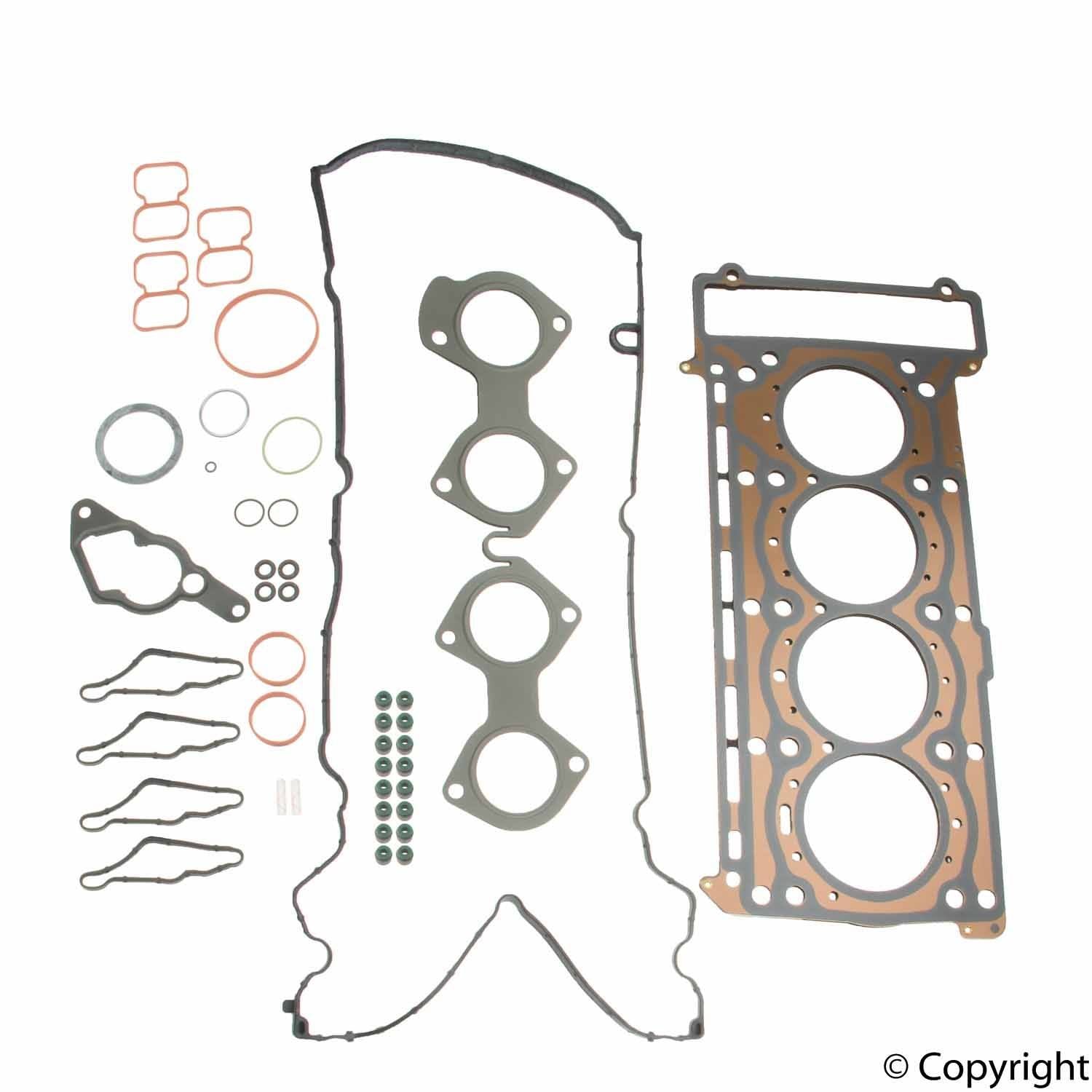 Top View of Engine Cylinder Head Gasket Set ELRING 735.070