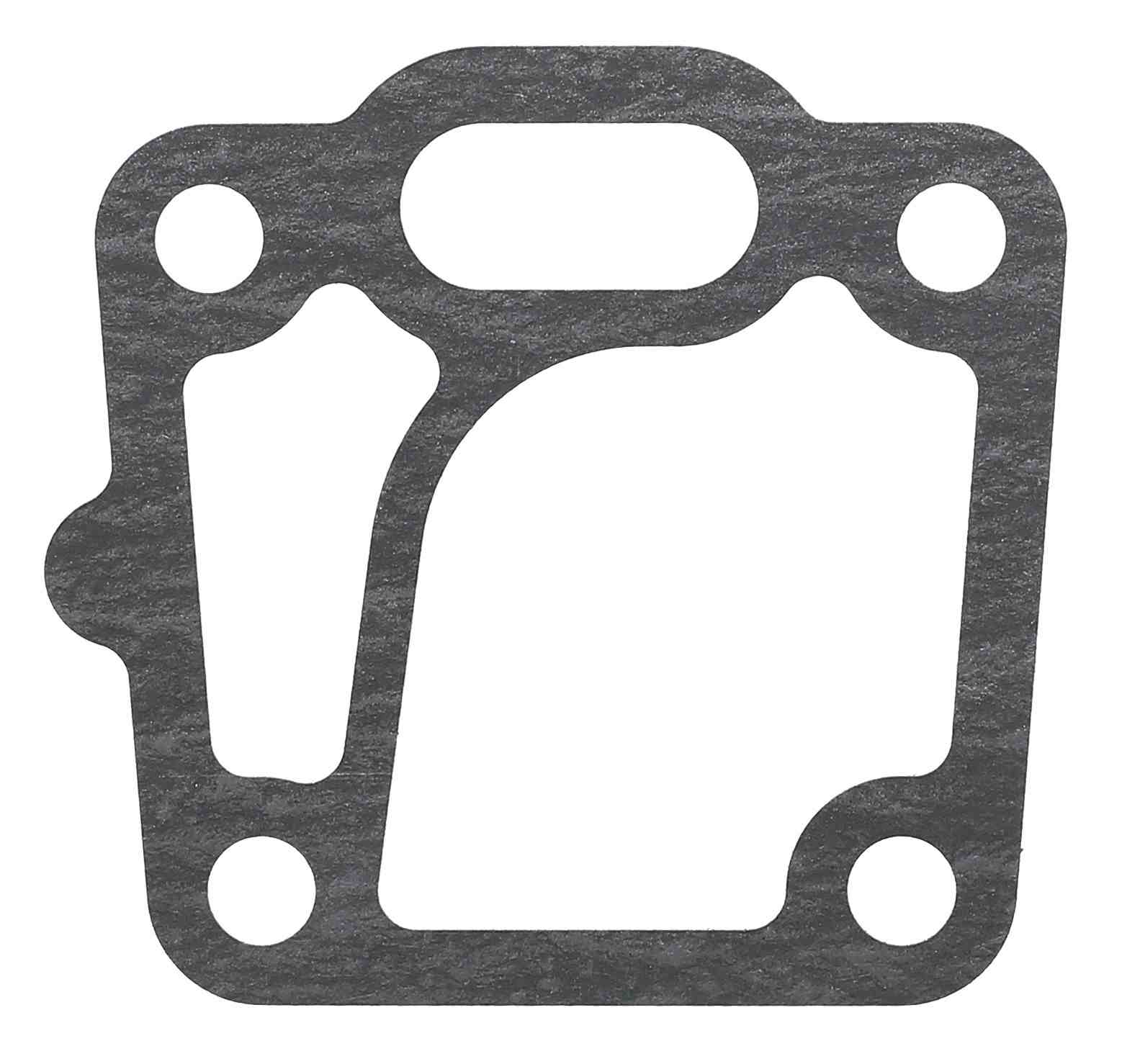 Bottom View of Engine Oil Filter Adapter Gasket ELRING 774.642