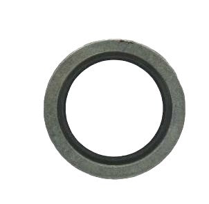 Front View of Engine Oil Drain Plug Gasket ELRING 804.360