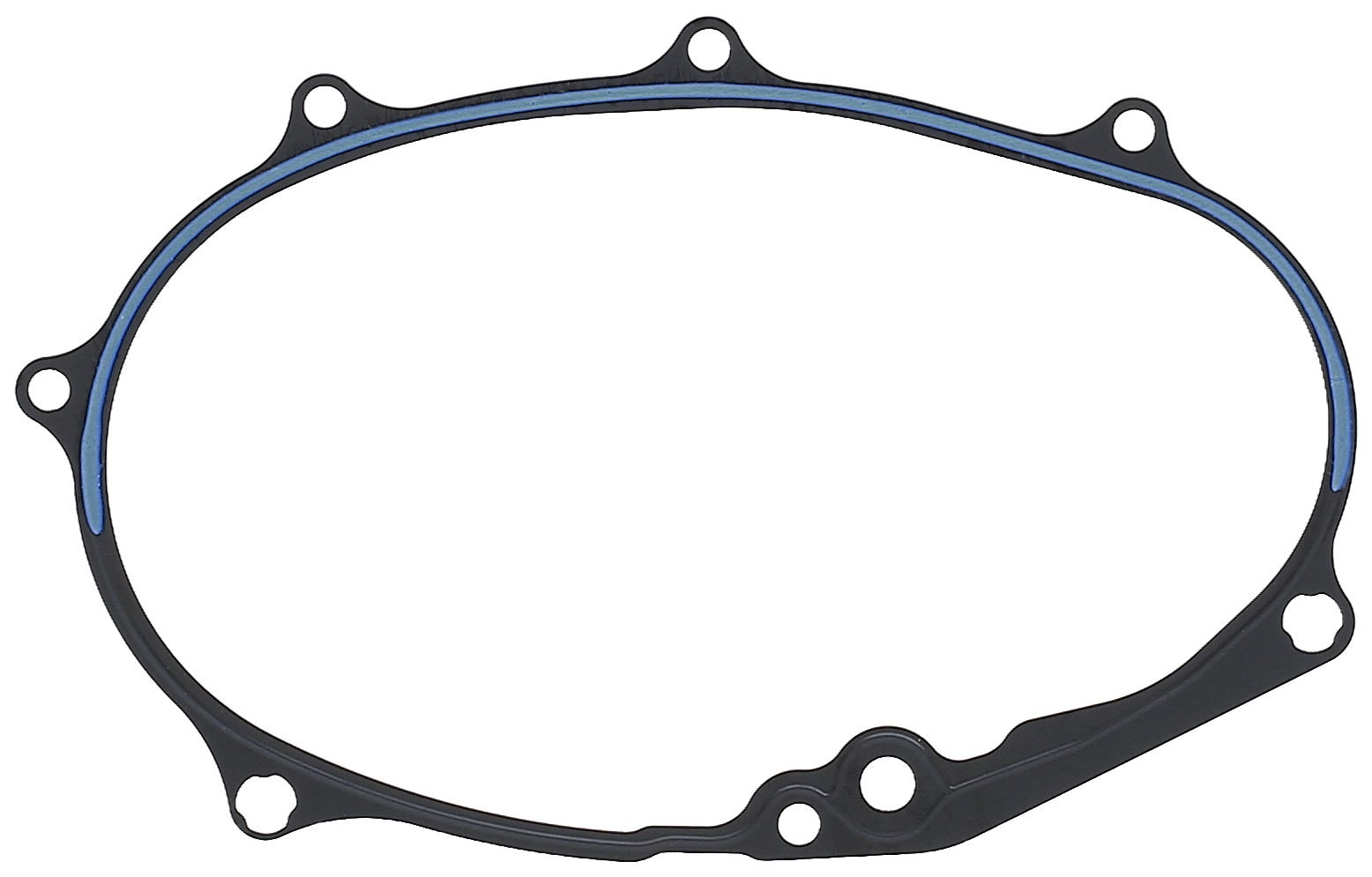 Side View of Engine Timing Cover Gasket ELRING 876.673