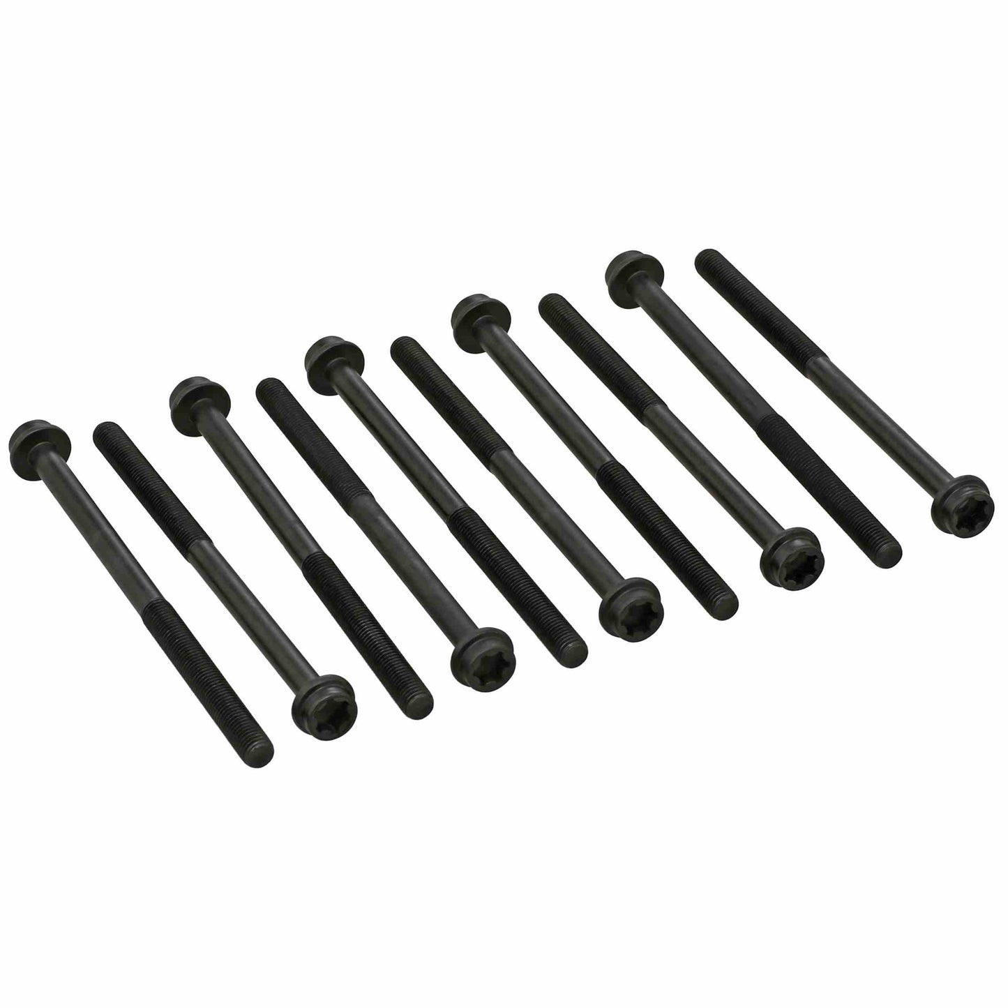 Front View of Engine Cylinder Head Bolt Set ELRING 966.170