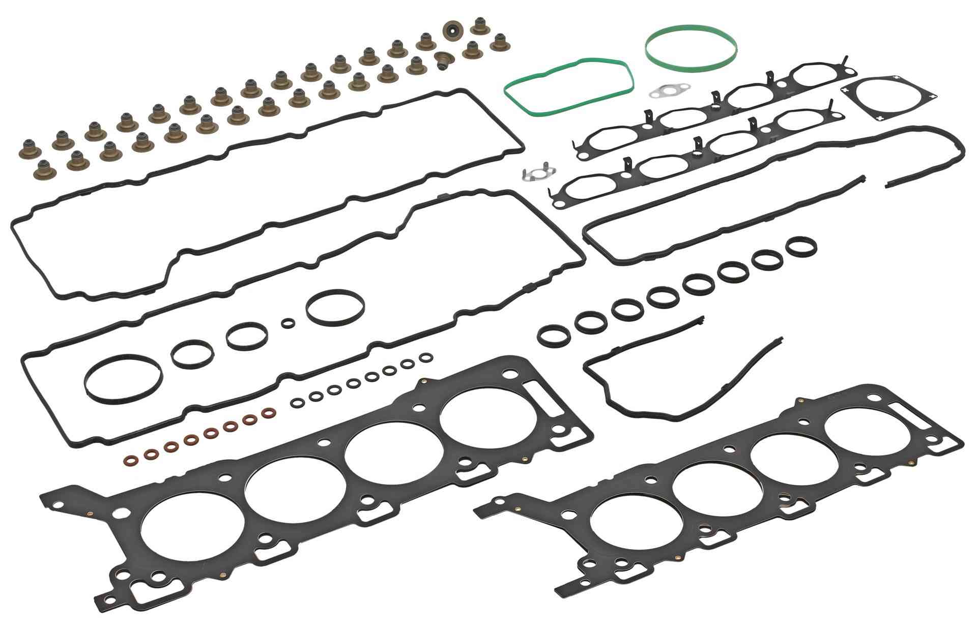 Front View of Engine Cylinder Head Gasket Set ELRING 995.650