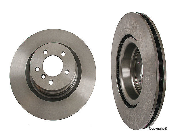 Top View of Front Disc Brake Rotor EUROSPARE SDB500193