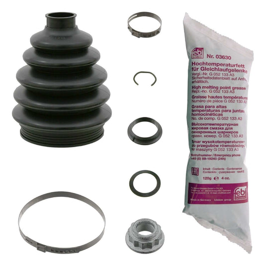 Front View of Front CV Joint Boot Kit FEBI 08026