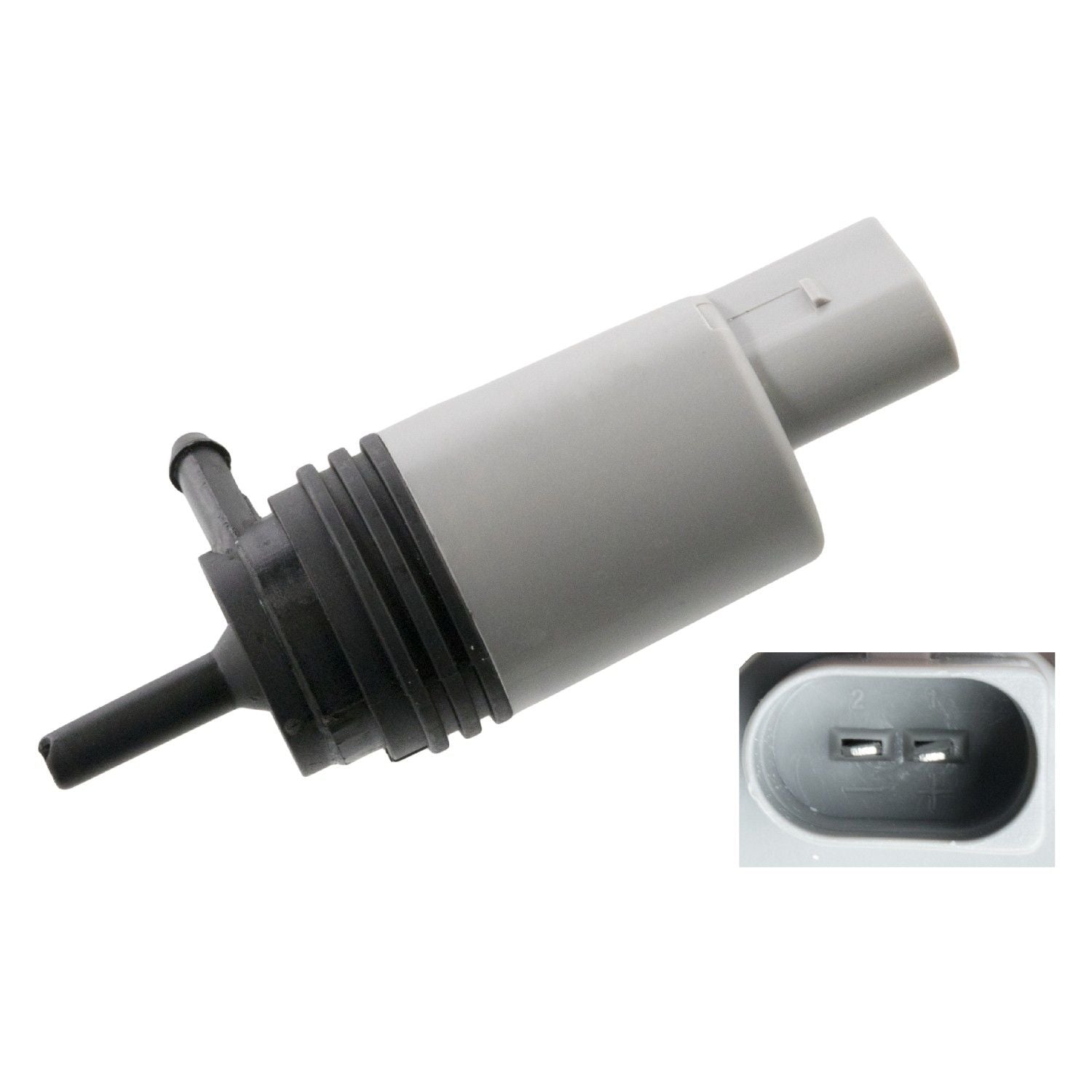 Front View of Windshield Washer Pump FEBI 26495