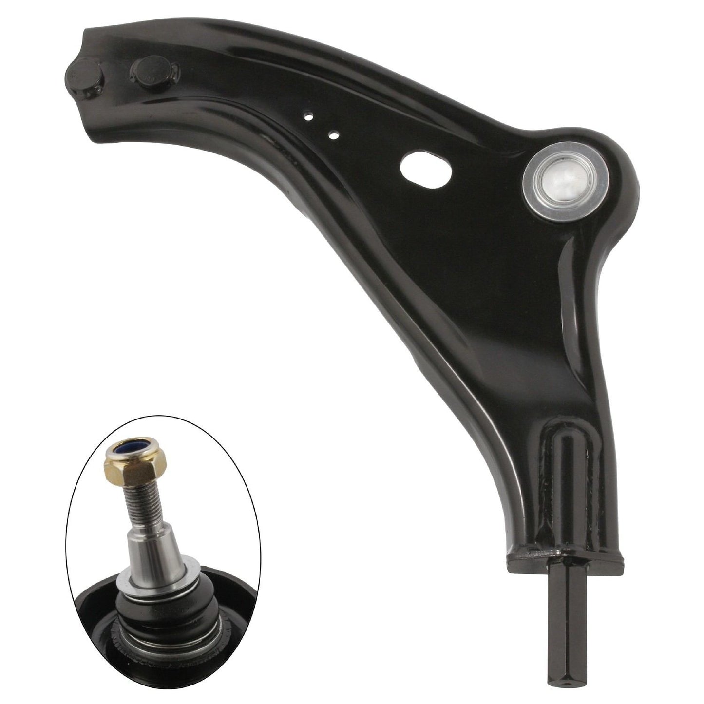 Front View of Front Left Suspension Control Arm FEBI 36140