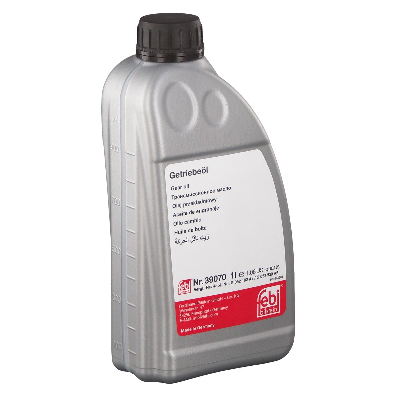 Front View of Gear Oil FEBI 39070