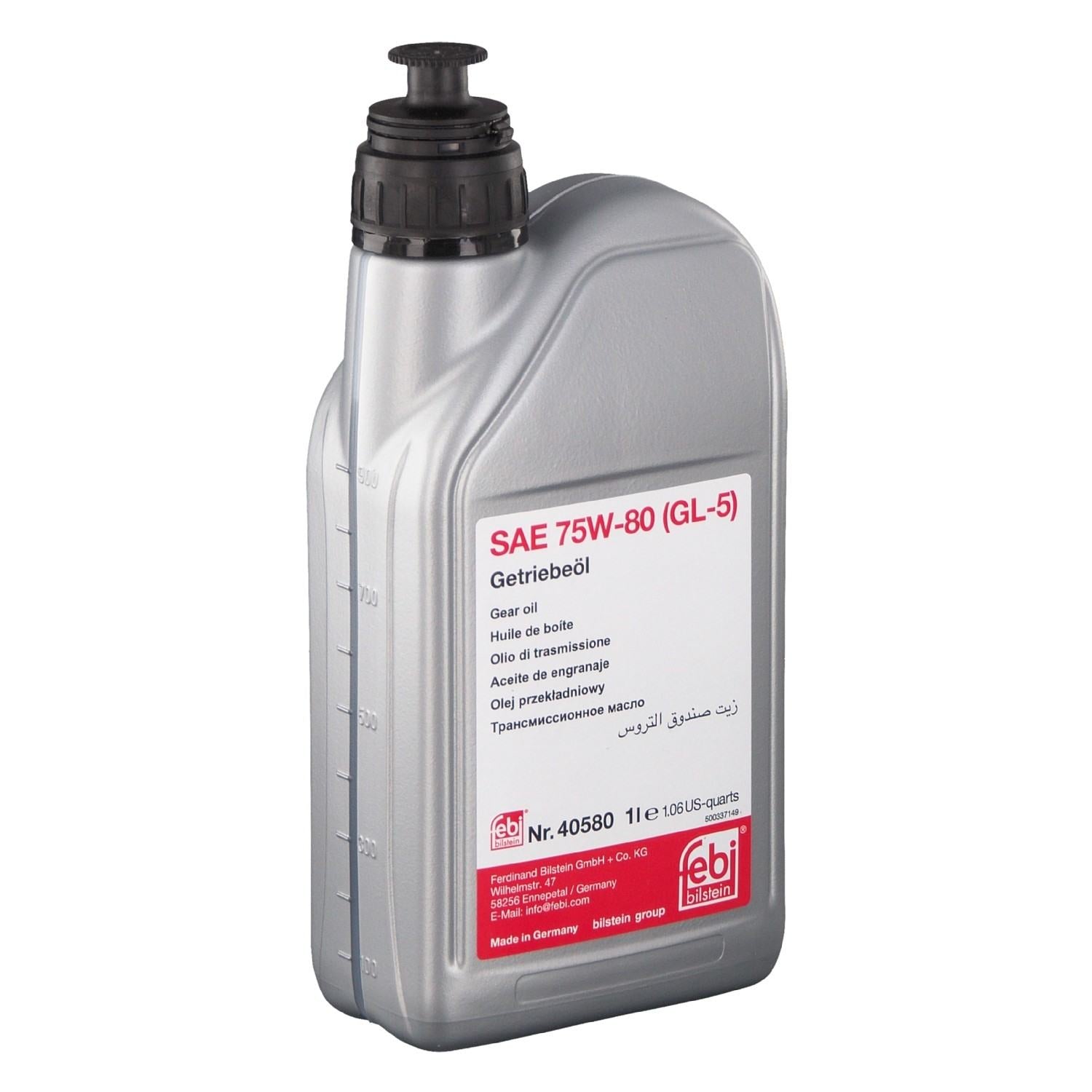 Front View of Gear Oil FEBI 40580