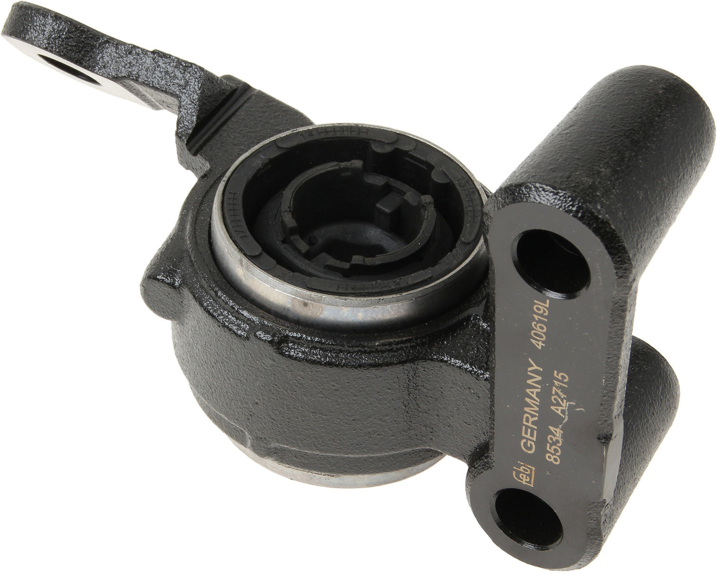 Angle View of Front Rear Left Suspension Control Arm Bushing FEBI 40619