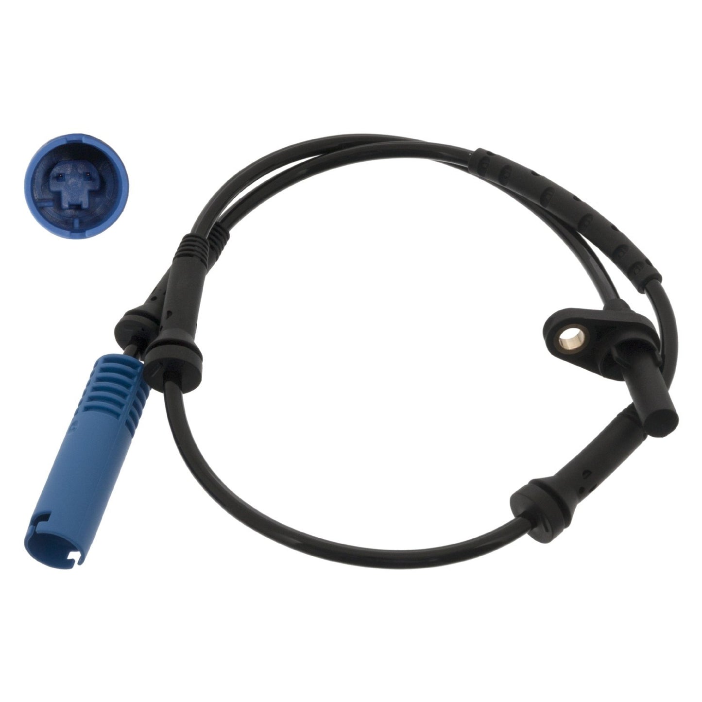 Front View of Front Right ABS Wheel Speed Sensor FEBI 47809