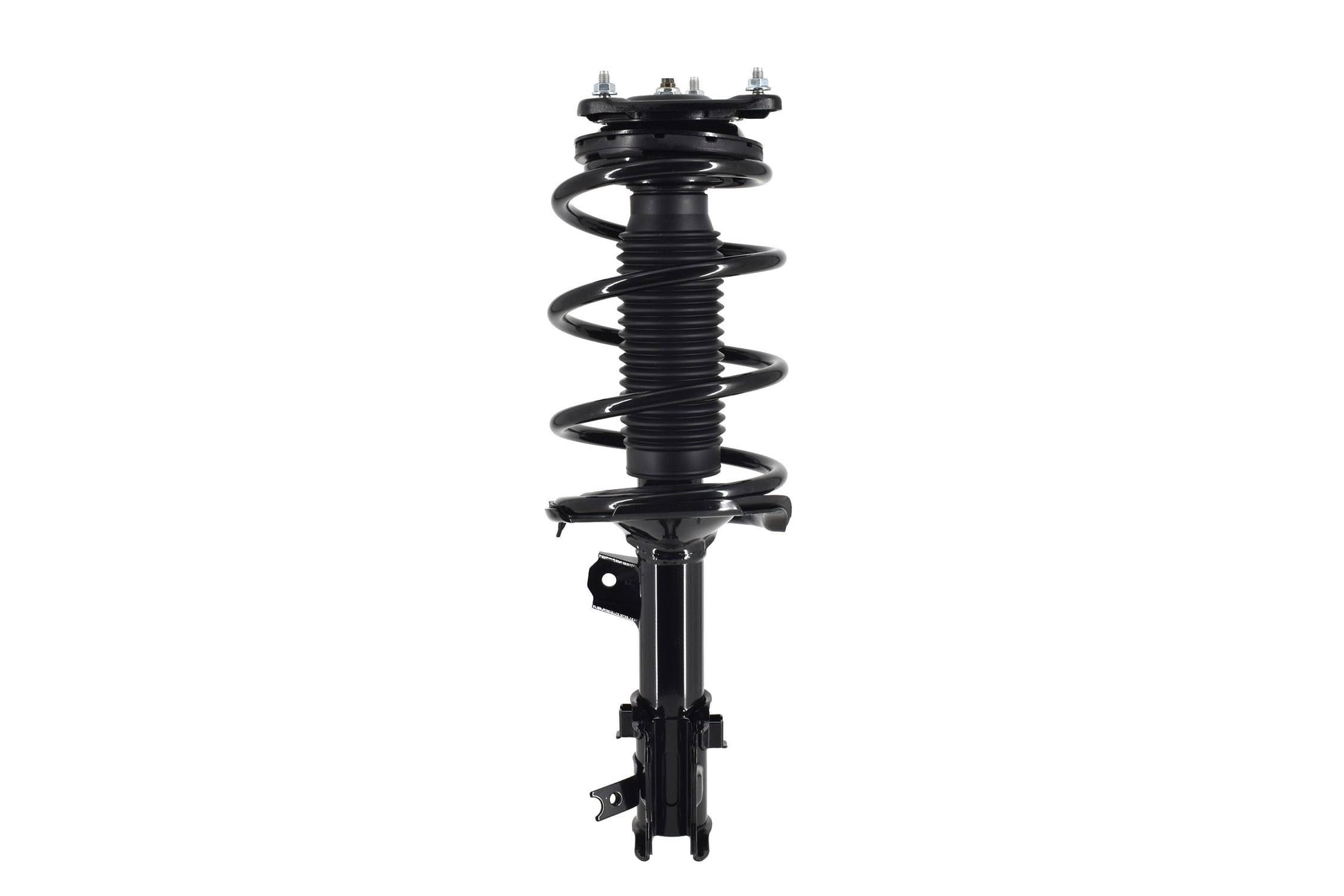 Front View of Front Right Suspension Strut and Coil Spring Assembly FCS 1331579R